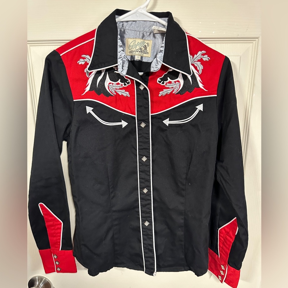 Western Roper shirt size S Rodeo Cowgirl vintage